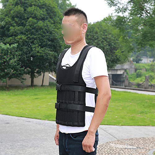 Chalecos de Peso Comodidad Transpirable Chaleco de Entrenamiento Ajustable Accesorios de Fitness Weight Vest Lastrado para Correr Bajar de Gimnasio Ejercicios de Fuerza,20kg Chalecos de Peso Comodidad Transpirable Chaleco de Entrenamiento Ajustable Accesorios de Fitness Weight Vest Lastrado para Correr Bajar de Gimnasio Ejercicios de Fuerza,20kg