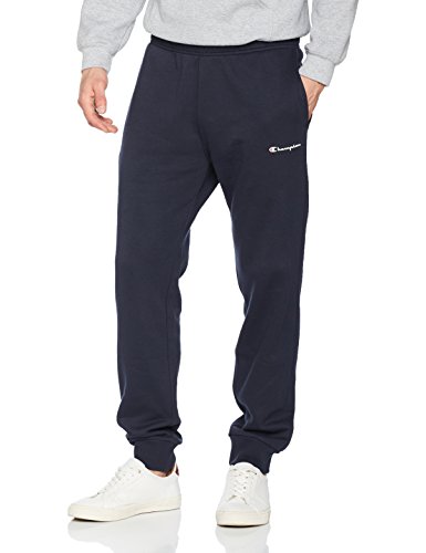 Champion Hombre - Pantalones Classic Small Logo - Azul, M