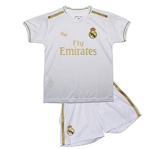 Champion's City Kit - Personalizable - Camiseta y Pantalón Infantil Primera Equipación - Real Madrid - Réplica Autorizada