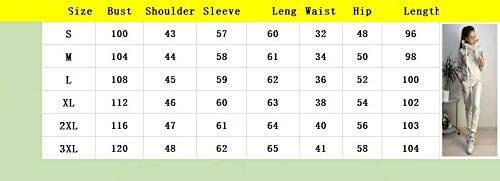 Chandal Conjunto para Mujer Invierno Otoño Casual Conjuntos Deportivos, Moda Manga Larga Pullover con Cordón Sudadera Tops + Pantalones Largo 2pcs Tallas Grandes Chandal Conjunto para Mujer Invierno Otoño Casual Conjuntos Deportivos, Moda Manga Larga Pullover con Cordón Sudadera Tops + Pantalones Largo 2pcs Tallas Grandes