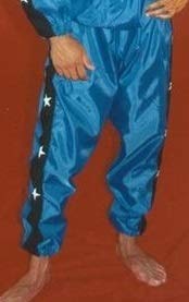 Chándal Full Contact, Kick Boxing (Chaqueta y Pantalon) Raso Azul, Talla 1.80 cm. Chándal Full Contact, Kick Boxing (Chaqueta y Pantalon) Raso Azul, Talla 1.80 cm.