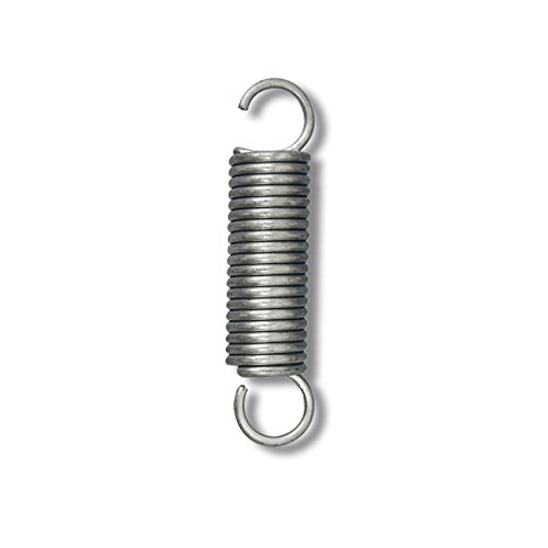 Chapuis rso4 – Juego de 4 muelles para somier metálico – acero galvanizado – carga de trabajo indicative 126 kg – Diámetro 3 mm – longitud 75 mm, Gris, Set de 4 piezas Chapuis rso4 – Juego de 4 muelles para somier metálico – acero galvanizado – carga de trabajo indicative 126 kg – Diámetro 3 mm – longitud 75 mm, Gris, Set de 4 piezas