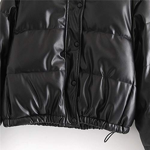 Chaqueta de algodón de imitación de piel de color puro para mujer en invierno Chaqueta de algodón de imitación de piel de color puro para mujer en invierno