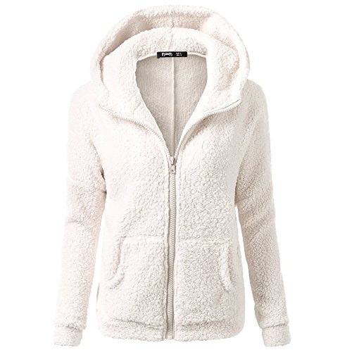 Chaqueta Mujeres de Invierno de Lana Cálida Cremallera Abrigo con Capucha Casual Suéter Abrigo de Algodón Outwear Hoodie riou Chaqueta Mujeres de Invierno de Lana Cálida Cremallera Abrigo con Capucha Casual Suéter Abrigo de Algodón Outwear Hoodie riou