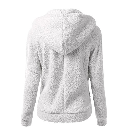 Chaqueta Mujeres de Invierno de Lana Cálida Cremallera Abrigo con Capucha Casual Suéter Abrigo de Algodón Outwear Hoodie riou Chaqueta Mujeres de Invierno de Lana Cálida Cremallera Abrigo con Capucha Casual Suéter Abrigo de Algodón Outwear Hoodie riou