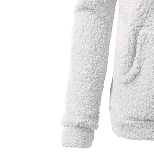 Chaqueta Mujeres de Invierno de Lana Cálida Cremallera Abrigo con Capucha Casual Suéter Abrigo de Algodón Outwear Hoodie riou Chaqueta Mujeres de Invierno de Lana Cálida Cremallera Abrigo con Capucha Casual Suéter Abrigo de Algodón Outwear Hoodie riou