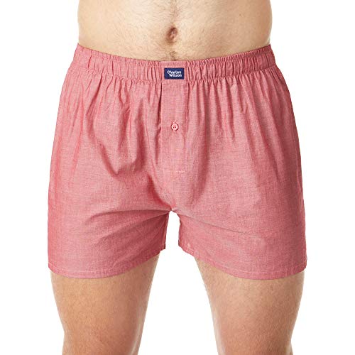 Charles Wilson Calzoncillo Tejido Bóxer de Hombre Paquete 6 Unidades (Small, Stripe and Plain 43) Charles Wilson Calzoncillo Tejido Bóxer de Hombre Paquete 6 Unidades (Small, Stripe and Plain 43)