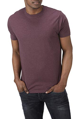 Charles Wilson Paquete 5 Camisetas Cuello Redondo Lisas (X-Large, Mixed Melange)