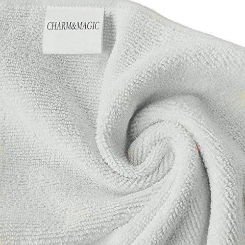 CHARM & MAGIC Paños de Limpieza de Microfibra para Polvo Cocina Cuadros Espejos Oficina Coche Pack de 10 (30 x 40 cm) CHARM & MAGIC Paños de Limpieza de Microfibra para Polvo Cocina Cuadros Espejos Oficina Coche Pack de 10 (30 x 40 cm)