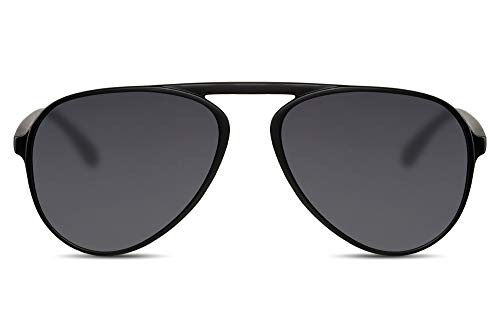 Cheapass Gafas de Sol Piloto Puente Flexible de Plástico Estilo Único UV400