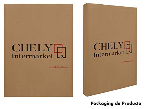 Chely Intermarket carton pluma adhesivo 50x70 blanca con espesor de 5mm/12 unidades/, foam board rectangular para manualidades, foto o soporte (541-50x70*12-2,90)