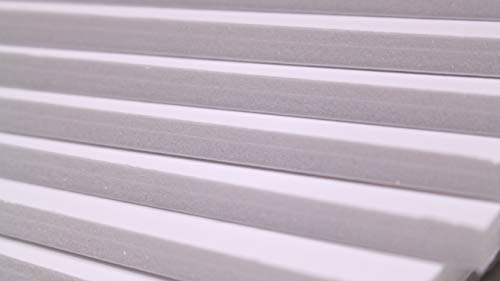 Chely Intermarket carton pluma adhesivo A4 blanca con espesor de 5mm/10 unidades/foam board rectangular para manualidades, foto o soporte(541-A4*10-0,45)