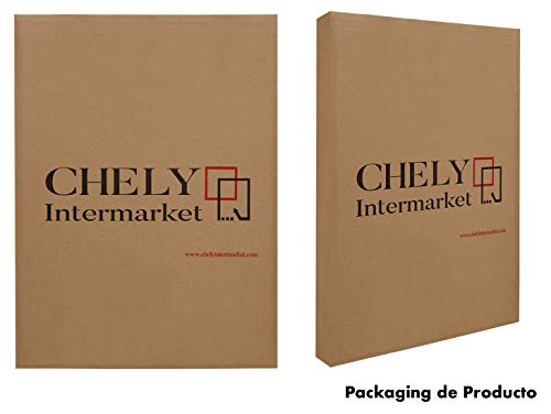 Chely Intermarket carton pluma adhesivo A4 blanca con espesor de 5mm/10 unidades/foam board rectangular para manualidades, foto o soporte(541-A4*10-0,45)