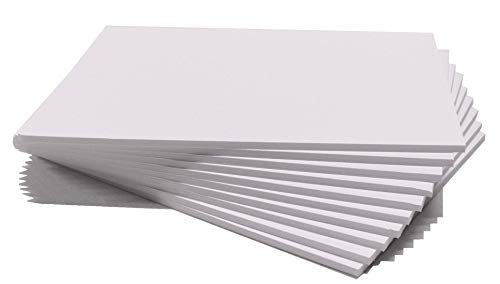 Chely Intermarket carton pluma blanco A4 con espesor de 5mm/10 unidades/foam board rectangular para manualidades, foto o soporte (540-A4*10-0,45) Chely Intermarket carton pluma blanco A4 con espesor de 5mm/10 unidades/foam board rectangular para manualidades, foto o soporte (540-A4*10-0,45)