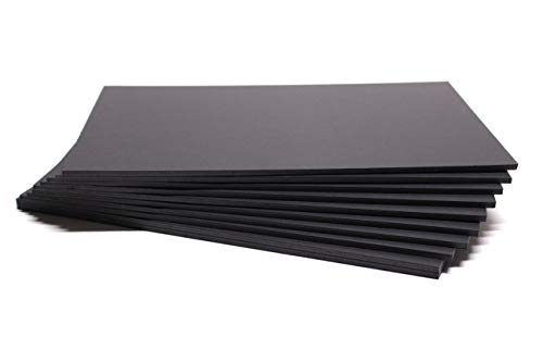 Chely Intermarket carton pluma negro A3 con espesor de 5mm/10 unidades/foam board rectangular para manualidades, foto o soporte (542-A3*10-0,95) Chely Intermarket carton pluma negro A3 con espesor de 5mm/10 unidades/foam board rectangular para manualidades, foto o soporte (542-A3*10-0,95)