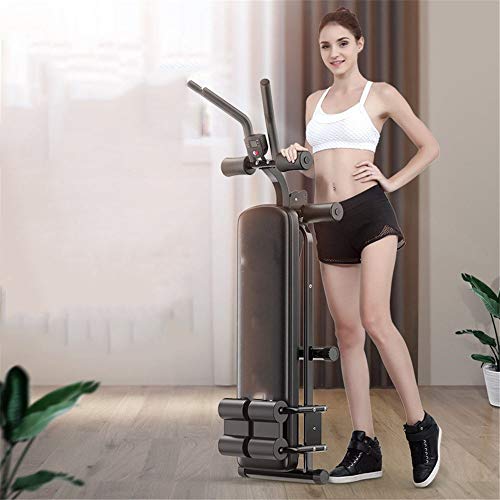 Chengzuoqing Consultoría de Flexiones supinas, Entrenamiento Ajustable Banco Plegable Entrenamiento de la Aptitud AB Crunch Equipamiento de la Vivienda Máquina de Ejercicio Abdominal,