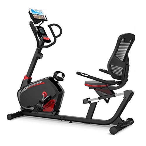 CHENMAO Bicicleta de Ejercicio reclinada Estacionaria con 14 Niveles de Resistencia magnética, Tableta, RPM, Asiento Ancho y monitoreo de tasas de Pulso CHENMAO Bicicleta de Ejercicio reclinada Estacionaria con 14 Niveles de Resistencia magnética, Tableta, RPM, Asiento Ancho y monitoreo de tasas de Pulso