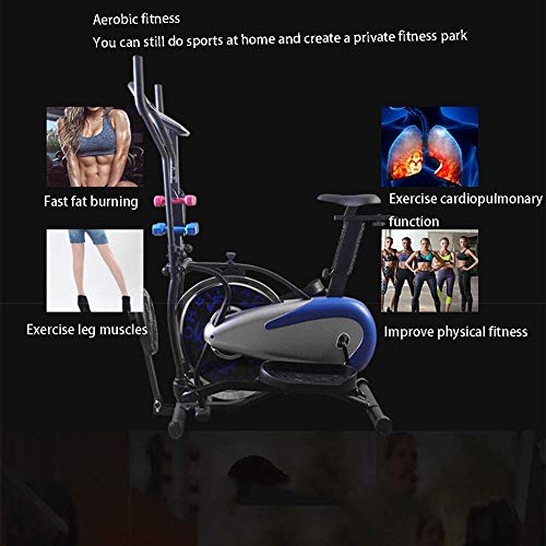 CHHD Máquina elíptica, Bicicleta giratoria 3 en 1, Bicicleta estática, Deportes de Interior, Bicicleta, Equipo de Fitness para el hogar, silencioso, Paso a Paso, para Hombres/Mujeres CHHD Máquina elíptica, Bicicleta giratoria 3 en 1, Bicicleta estática, Deportes de Interior, Bicicleta, Equipo de Fitness para el hogar, silencioso, Paso a Paso, para Hombres/Mujeres