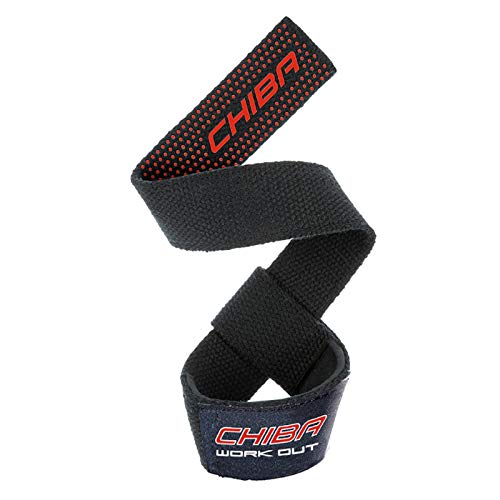 Chiba (Black Lifting Straps, Unisex Adulto, One Size