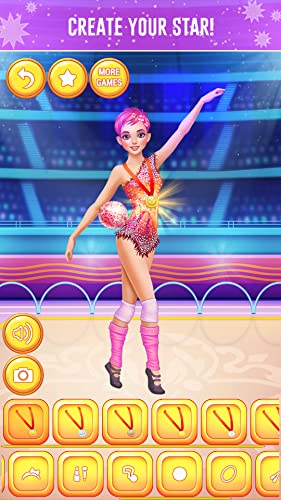 Chica Gimnasta - Juego de vestir Chica Gimnasta - Juego de vestir