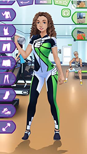 Chicas de Fitness - Juego de vestir Chicas de Fitness - Juego de vestir