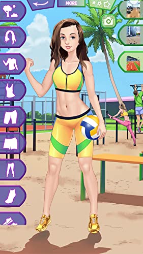 Chicas de Fitness - Juego de vestir Chicas de Fitness - Juego de vestir