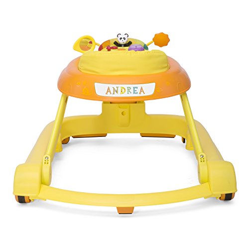 Chicco 1 2 3 Baby Walker - Andador-correpasillos, color naranja Chicco 1 2 3 Baby Walker - Andador-correpasillos, color naranja