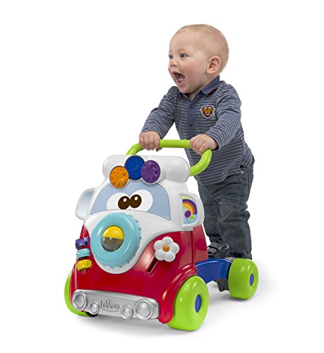 Chicco- Happy Big & Small Andador Primeros Pasos con Actividades manuales, Divertido diseño Hippy, Multicolor, 33 x 42.5 x 37 cm (00005905100000) Chicco- Happy Big & Small Andador Primeros Pasos con Actividades manuales, Divertido diseño Hippy, Multicolor, 33 x 42.5 x 37 cm (00005905100000)