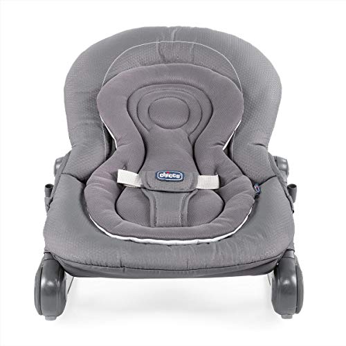Chicco Hoopla - Hamaca con arco de juegos, sistema balancín y reductor, de 0 a 18 kg, color gris gris oscuro (Moon Grey) Chicco Hoopla - Hamaca con arco de juegos, sistema balancín y reductor, de 0 a 18 kg, color gris gris oscuro (Moon Grey)