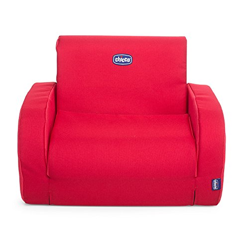 Chicco Twist - Sillón para niños, transformable y desenfundable, 3 posiciones diferentes, color rojo (Red)