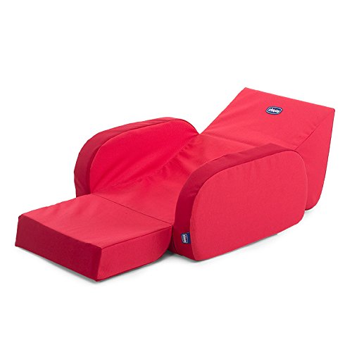 Chicco Twist - Sillón para niños, transformable y desenfundable, 3 posiciones diferentes, color rojo (Red)