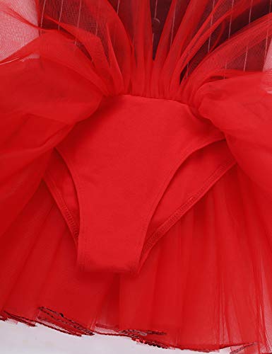 CHICTRY Disfraz de Circo Niñas Maillot de Danza Ballet Cosplay de Fiesta Navidad Carnaval Body Baile sin Manga con Lentejuelas 6-14 Años Negro&Rojo 12 Años CHICTRY Disfraz de Circo Niñas Maillot de Danza Ballet Cosplay de Fiesta Navidad Carnaval Body Baile sin Manga con Lentejuelas 6-14 Años Negro&Rojo 12 Años