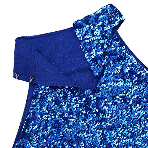 CHICTRY Sexy Crop Top Atractivo Mujer Chaleco Halter Tank Tops Brillante Lentejuelas Camiseta sin Manga Blusa Elástico Ropa de Danza Baile Fiesta Show Clubwear Azul Talla Única CHICTRY Sexy Crop Top Atractivo Mujer Chaleco Halter Tank Tops Brillante Lentejuelas Camiseta sin Manga Blusa Elástico Ropa de Danza Baile Fiesta Show Clubwear Azul Talla Única