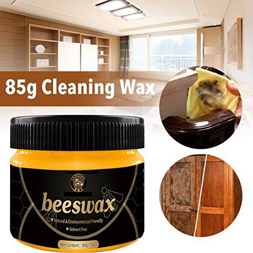 Childlike Cera De Abeja Natural para Madera - 85g Wood Seasoning Beewax Restaurador De Muebles - Limpiador De Muebles De Madera para Reparación De Mesa/Gabinete/Silla/Piso