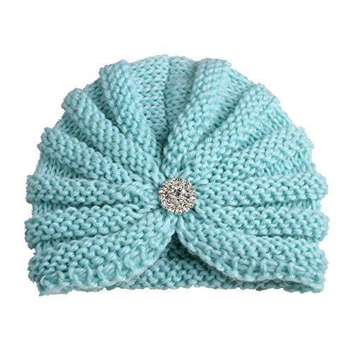 CHSEEA 11PCS Niños Sombrero Beanie Gorras Elásticas Caliente de Punto Arco Venda De Pelo Bebe Vinchas Diadema Turbante Cintas para El Pelo Niñas Accesorios para El Cabello #3