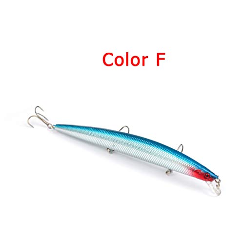 CHSEEO 10PCS Cebo de Pesca Señuelos de Pesca con Ganchos Cebos Artificial Swimbait Manivela Cebo Cucharillas Pesca Accesorios Aparejos De Pesca para la Pesca #5