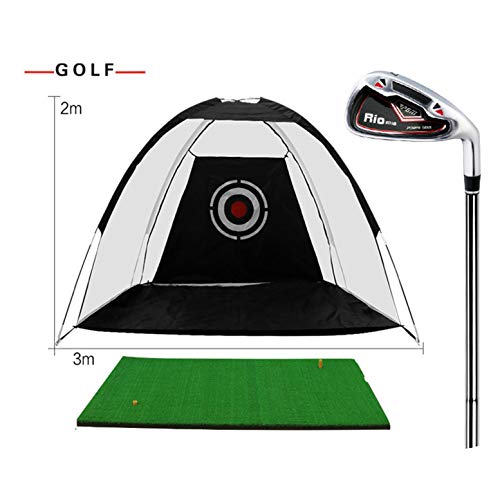 CHSEEO Red Jaula para Entrenamiento de Golf, Red de Práctica de Golf para Golpes de Drive Poniendo Chipping Lona de Prácticas de Golf para Enganchar y Practicar Deportes al Aire Libre #4