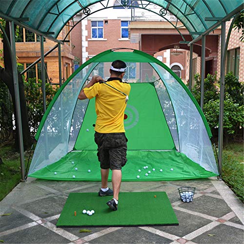 CHSEEO Red Jaula para Entrenamiento de Golf, Red de Práctica de Golf para Golpes de Drive Poniendo Chipping Lona de Prácticas de Golf para Enganchar y Practicar Deportes al Aire Libre #4 CHSEEO Red Jaula para Entrenamiento de Golf, Red de Práctica de Golf para Golpes de Drive Poniendo Chipping Lona de Prácticas de Golf para Enganchar y Practicar Deportes al Aire Libre #4