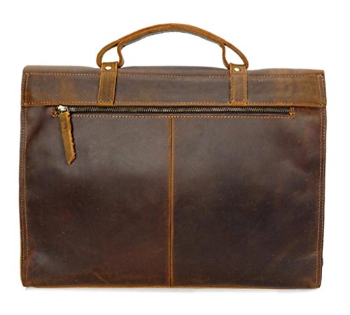 CHUANMEI Bolso Bandolera Sencillo Vintage para Hombre, Bandolera/Bolso transverso, Cartera de Cuero, Necesidades diarias, Light Yellow CHUANMEI Bolso Bandolera Sencillo Vintage para Hombre, Bandolera/Bolso transverso, Cartera de Cuero, Necesidades diarias, Light Yellow