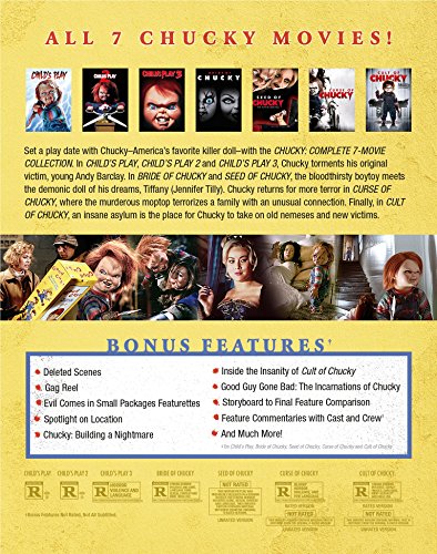 Chucky: Complete 7-Movie Collection [Edizione: Stati Uniti] [Italia] [Blu-ray]