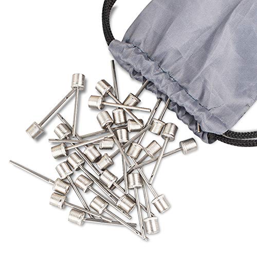 Chudian 60pcs Aguja Balones Agujas para Inflar Balones, Agujas Inoxidable Acero para Inflar Agujas para Hinchar Aguja Hueca para Baloncesto FĂștbol Voleibol y MĂĄs Deportes Chudian 60pcs Aguja Balones Agujas para Inflar Balones, Agujas Inoxidable Acero para Inflar Agujas para Hinchar Aguja Hueca para Baloncesto FĂștbol Voleibol y MĂĄs Deportes