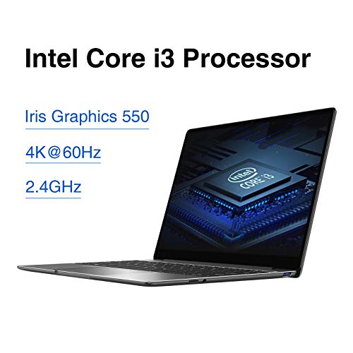 CHUWI CoreBook Pro Laptop Ordenador portatil Ultrabook 13 Pulgadas Win 10 Intel Core i3-6157U hasta 2.4Ghz 8GB RAM 256GB SSD 2160*1440 2K, Type-C 2.4G/5G WiFi
