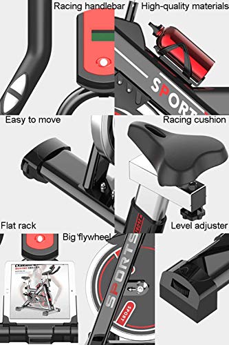Ciclismo de interior Bicicleta de spinning, Bicicleta, Bicicleta silenciosa Bicicleta de ciclo Equipo de ejercicios para el hogar, Bicicleta de ejercicio ajustable ultra silenciosa, Ejercicio aeróbic Ciclismo de interior Bicicleta de spinning, Bicicleta, Bicicleta silenciosa Bicicleta de ciclo Equipo de ejercicios para el hogar, Bicicleta de ejercicio ajustable ultra silenciosa, Ejercicio aeróbic