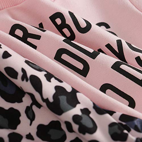 CiKiXZ Conjunto de ropa de bebé para niña, 3 piezas, blusa de manga larga, camiseta con estampado de leopardo, pantalones largos para 0-2 años Rosa. 0-6 Meses CiKiXZ Conjunto de ropa de bebé para niña, 3 piezas, blusa de manga larga, camiseta con estampado de leopardo, pantalones largos para 0-2 años Rosa. 0-6 Meses