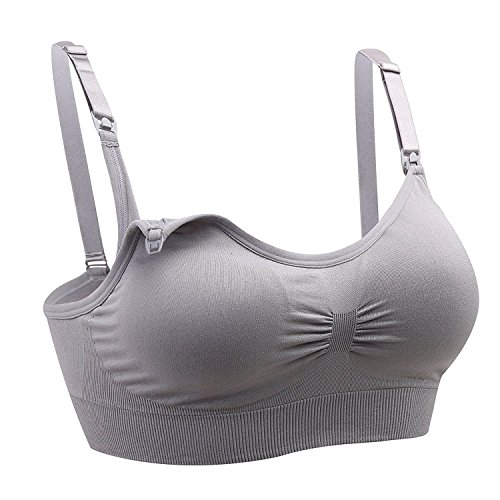 Cimary Sujetador de maternidad para mujeres Bra sin costuras (4Pack) Cimary Sujetador de maternidad para mujeres Bra sin costuras (4Pack)