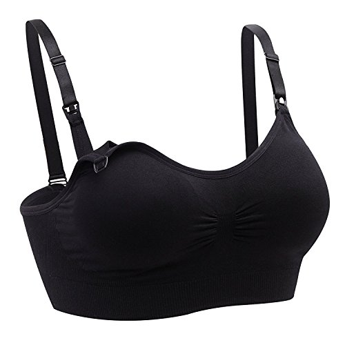Cimary Sujetador de maternidad para mujeres Bra sin costuras (4Pack) Cimary Sujetador de maternidad para mujeres Bra sin costuras (4Pack)