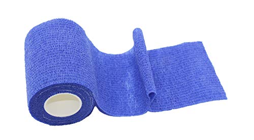 Cinta Adhesiva de Venda de 7.5 cm, Cinta Azul Deportiva, Cinta Para la Muñeca, Cinta Autoadhesiva