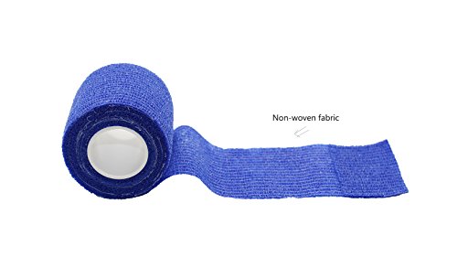 Cinta Adhesiva de Venda de 7.5 cm, Cinta Azul Deportiva, Cinta Para la Muñeca, Cinta Autoadhesiva