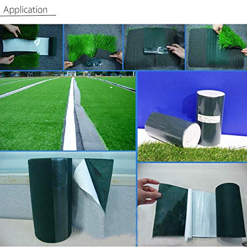 Cinta adhesiva para césped artificial, 15cm x 5cm Cinta adhesiva para césped autoadhesiva para unir 2 piezas Césped sintético para césped Cinta adhesiva para césped artificial, 15cm x 5cm Cinta adhesiva para césped autoadhesiva para unir 2 piezas Césped sintético para césped