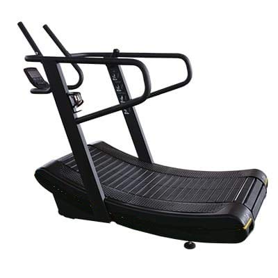 Cinta de correr curvada autoalimentada. Cinta de correr curvada autoalimentada.
